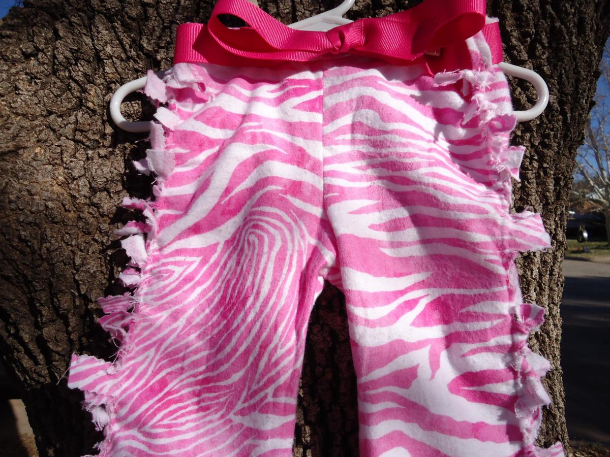 Pink Zebra Print Pants Baby Girl on Luulla